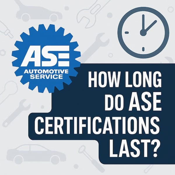 Cover image for How Long Do ASE Certifications Last? Cover image for blog post: How Long Do ASE Certifications Last? - Tina Tran