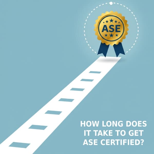 Cover image for How Long Does It Take to Get ASE Certified? Time Estimated Cover image for blog post: How Long Does It Take to Get ASE Certified? Time Estimated - Sarah Nguyen