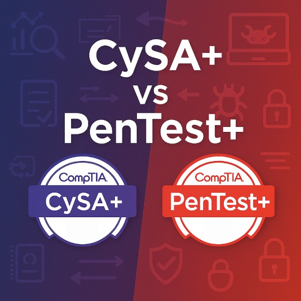 Cover image for CySA+ vs PenTest+: Detailed Comparison for Cyber Pros Cover image for blog post: CySA+ vs PenTest+: Detailed Comparison for Cyber Pros - Sarah Nguyen
