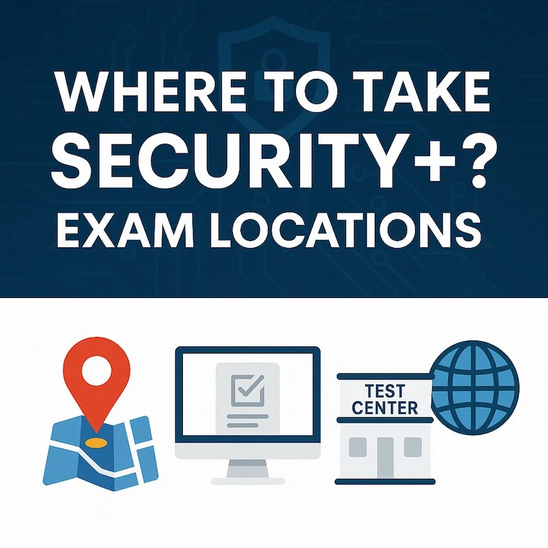 Cover image for Where can I take the CompTIA Security+ exam? Cover image for blog post: Where can I take the CompTIA Security+ exam? - Sarah Nguyen