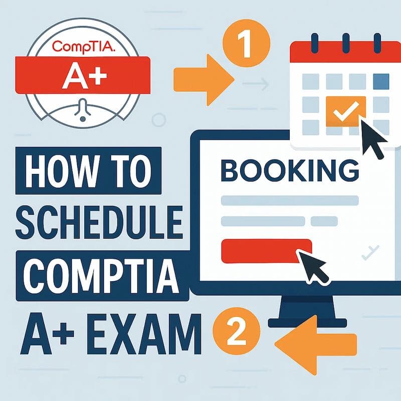 Cover image for Schedule CompTIA A+ Exam: Tips from IT Pros Cover image for blog post: Schedule CompTIA A+ Exam: Tips from IT Pros - Sarah Nguyen