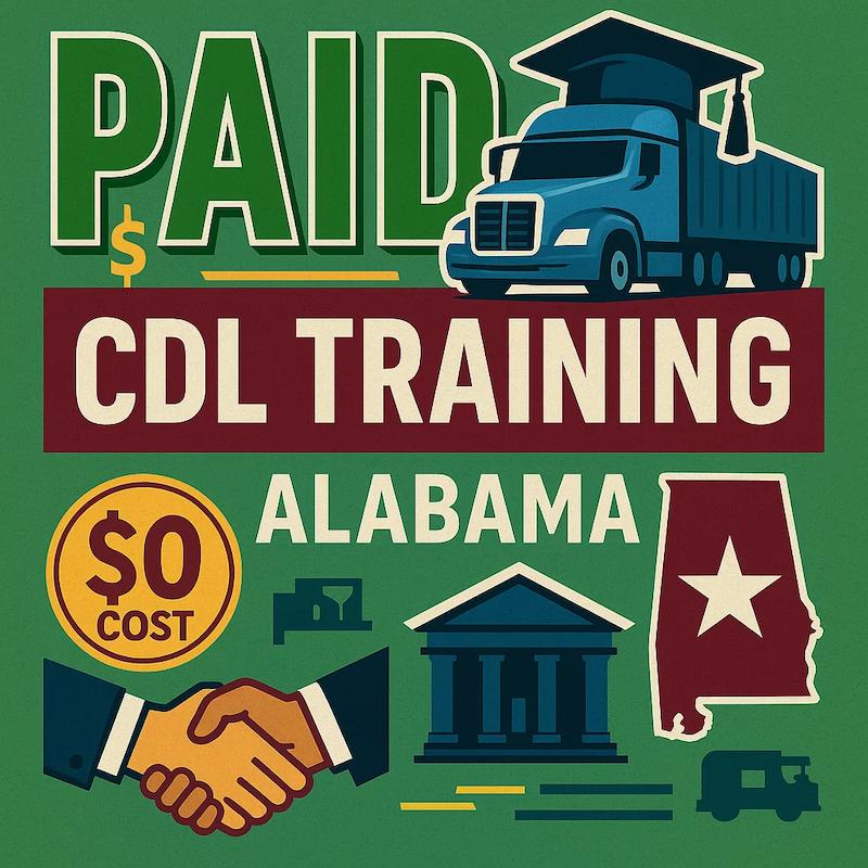 Cover image for 10 Paid CDL training in Alabama: Benefits & Opportunities Cover image for blog post: 10 Paid CDL training in Alabama: Benefits & Opportunities - Tina Tran