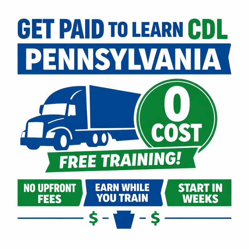 Cover image for 6 Paid CDL Training in Pennsylvania You Shouldn't Miss Cover image for blog post: 6 Paid CDL Training in Pennsylvania You Shouldn't Miss - Tina Tran