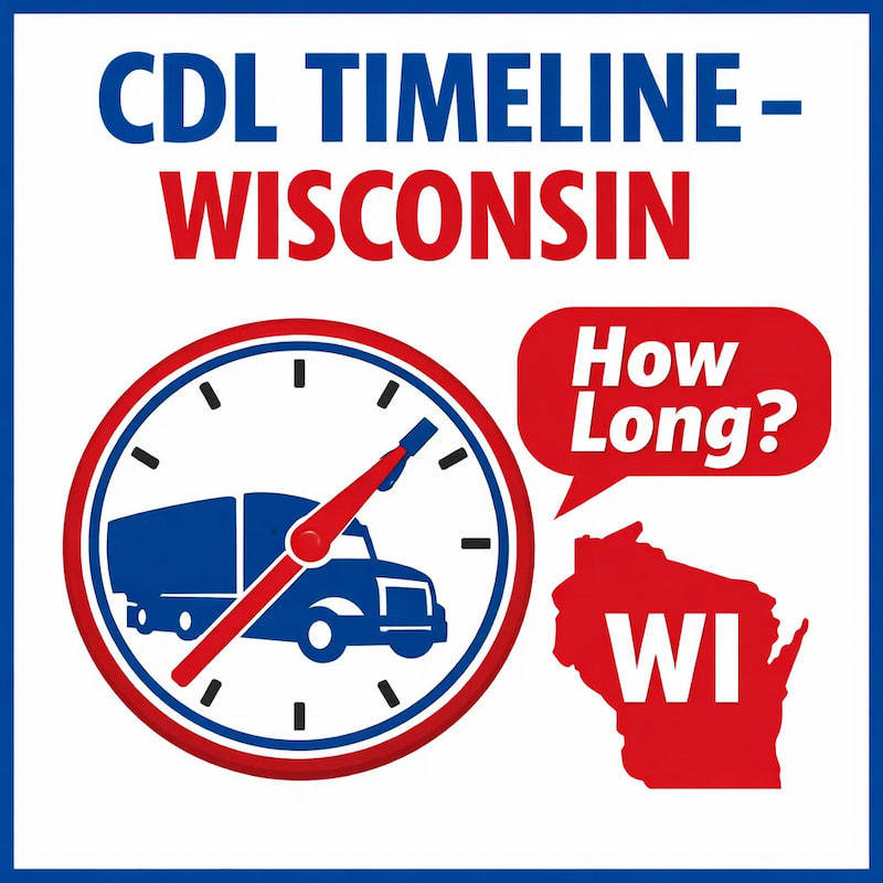 Cover image for How long does it take to get a CDL in Wisconsin? Cover image for blog post: How long does it take to get a CDL in Wisconsin? - Tina Tran