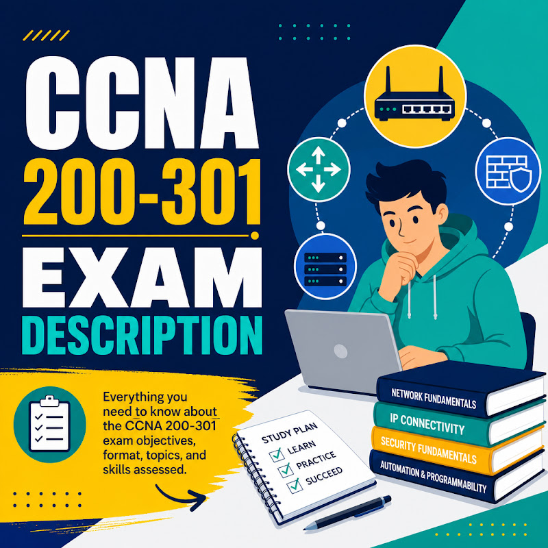 Cover image for CCNA 200-301 Exam: Description, Topics, Format, and Details Cover image for blog post: CCNA 200-301 Exam: Description, Topics, Format, and Details - Tina Tran