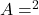 A = \pir^2
