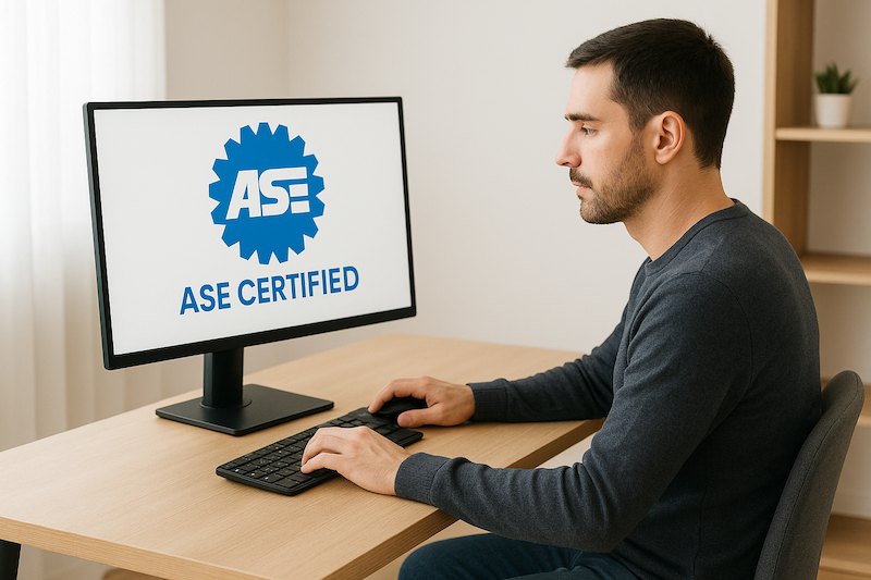 Can I get an ASE certification online?