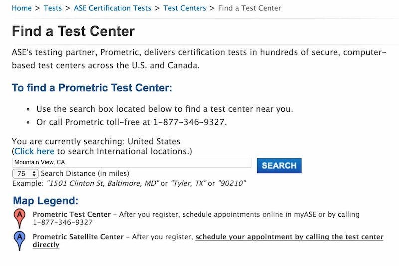 Registering and scheduling the exam