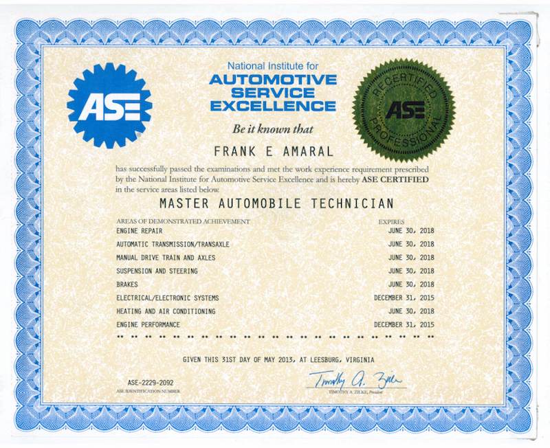Waiting for official certification