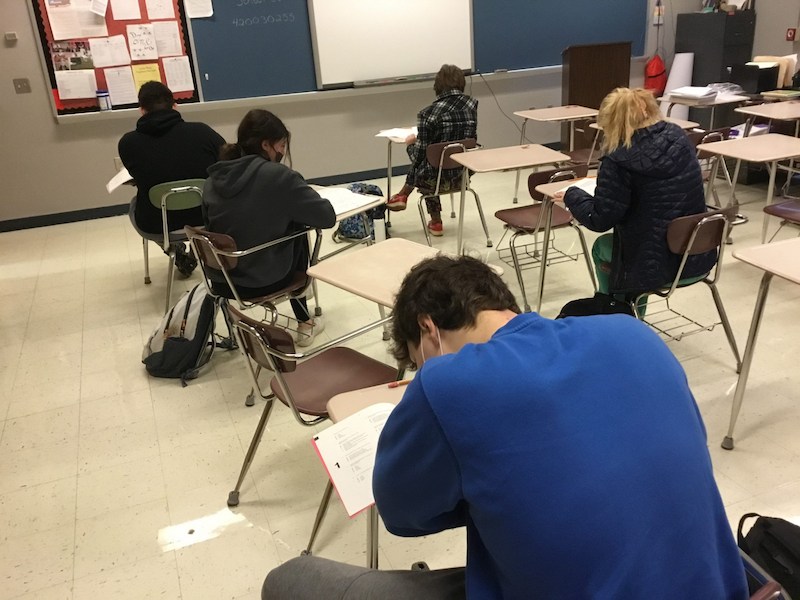 High school ASVAB testing