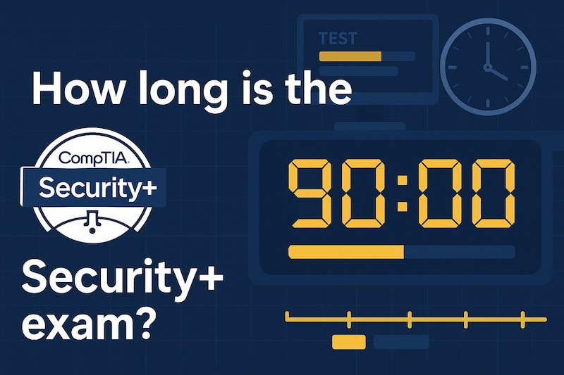 How long is the CompTIA Security+ exam?