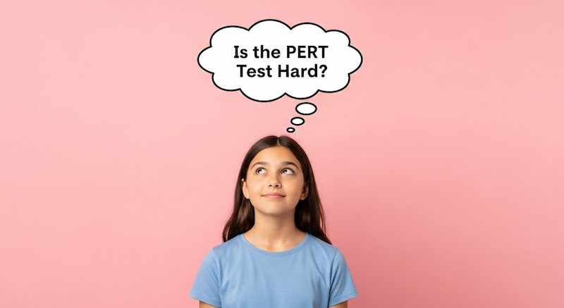 How hard is the PERT test