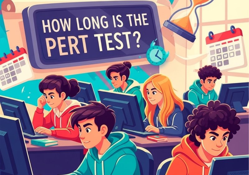 How long is the PERT test?