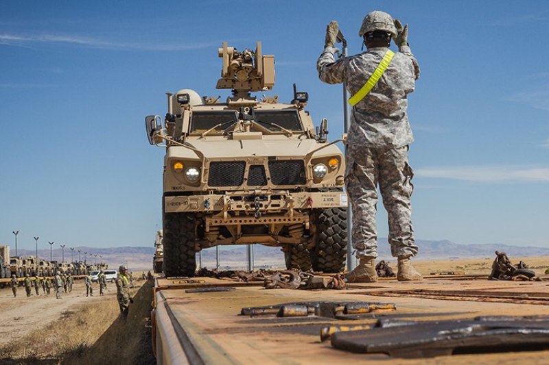 Military tactical wheeled vehicle