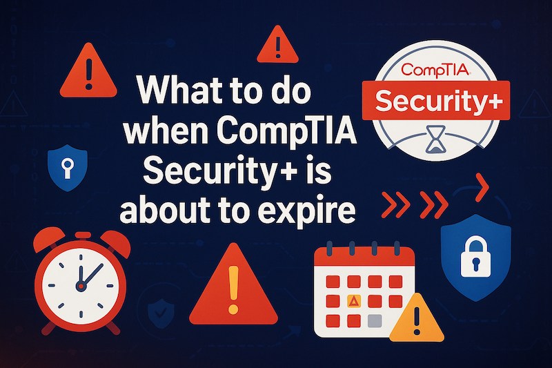 What to do when CompTIA Security+ is about to expire?
