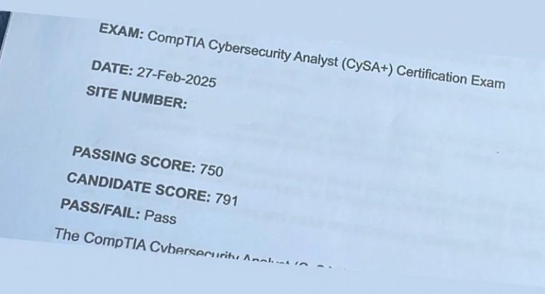 CySA+ Passing Score Explained: What It Takes To Pass