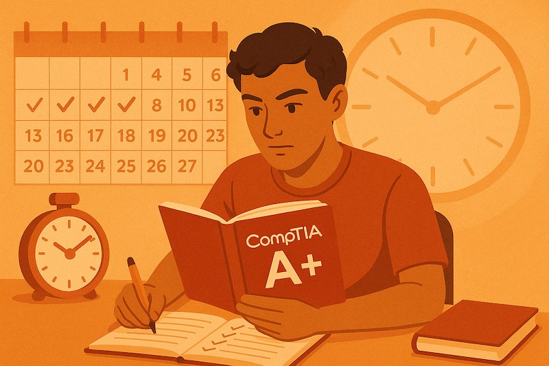How long should you study for the CompTIA A+?