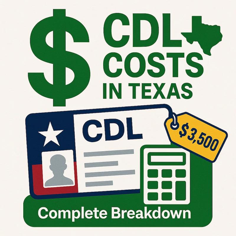How much does it cost to get a CDL in Texas?