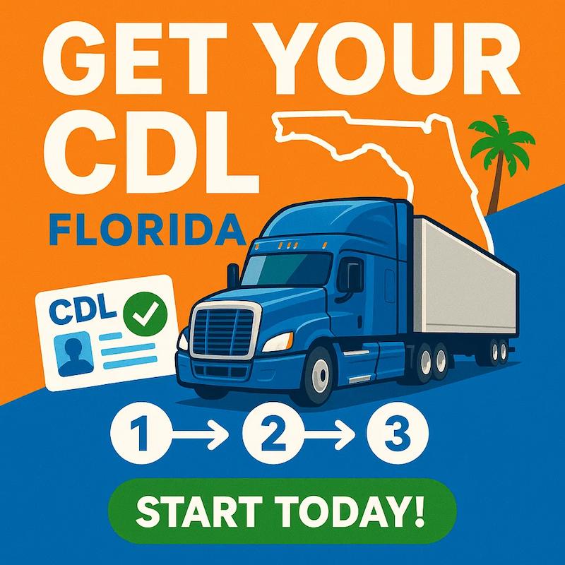How to get a CDL in Florida?