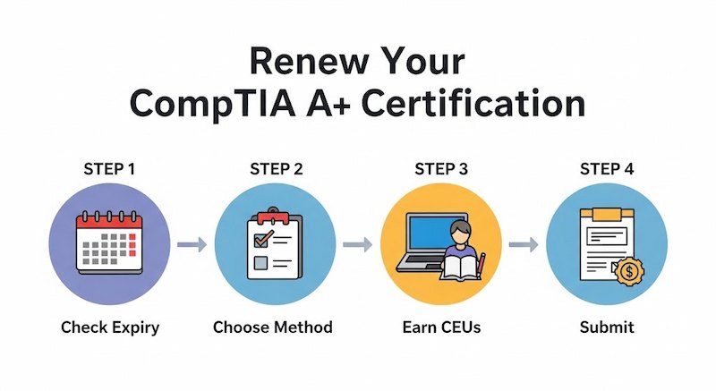 How to renew your CompTIA A+ certification