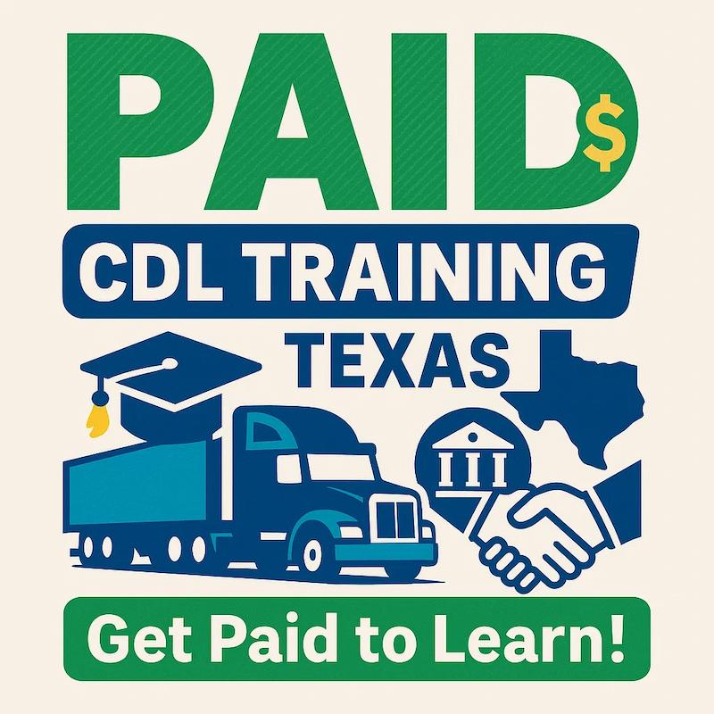 Paid CDL Training Texas