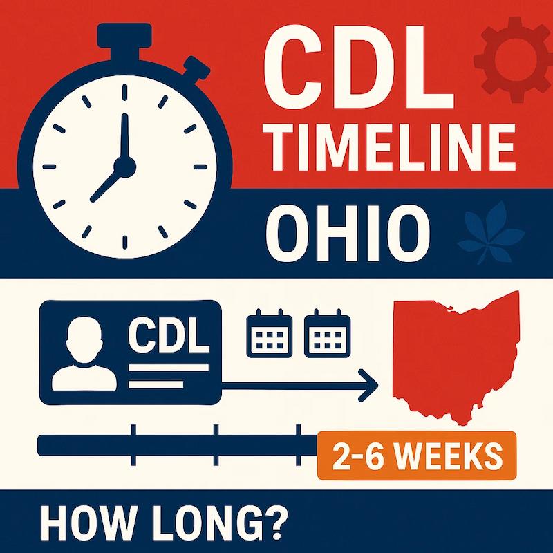 How long does it take to get a CDL in Ohio