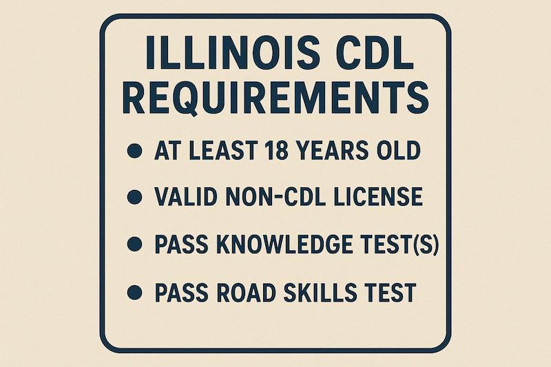 Illinois CDL requirements