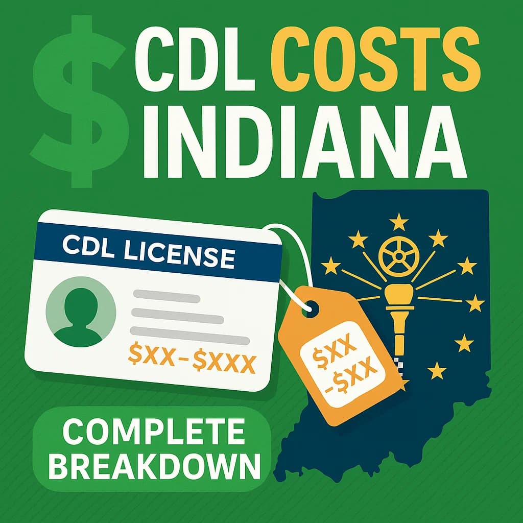 How much does it cost to get a CDL in Indiana?