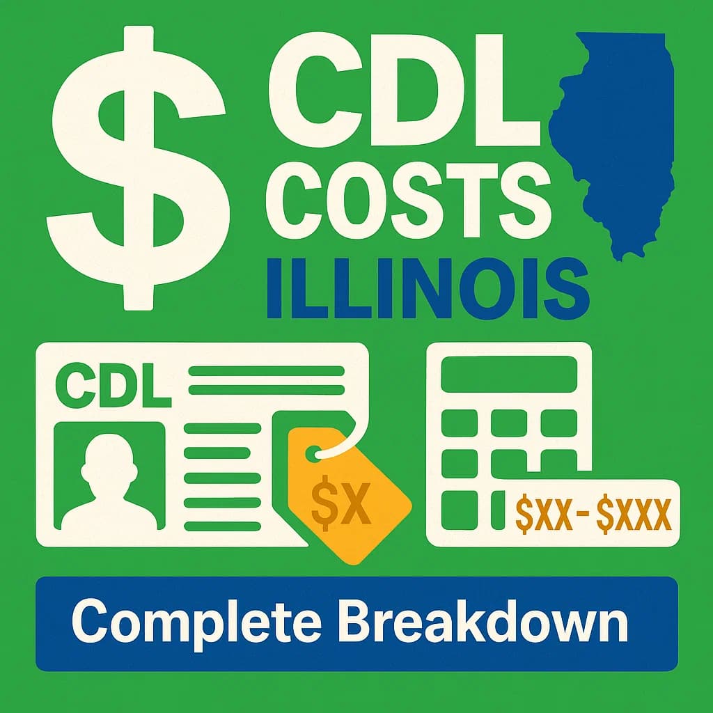 How Much Does It Cost to Get a CDL License in Illinois?