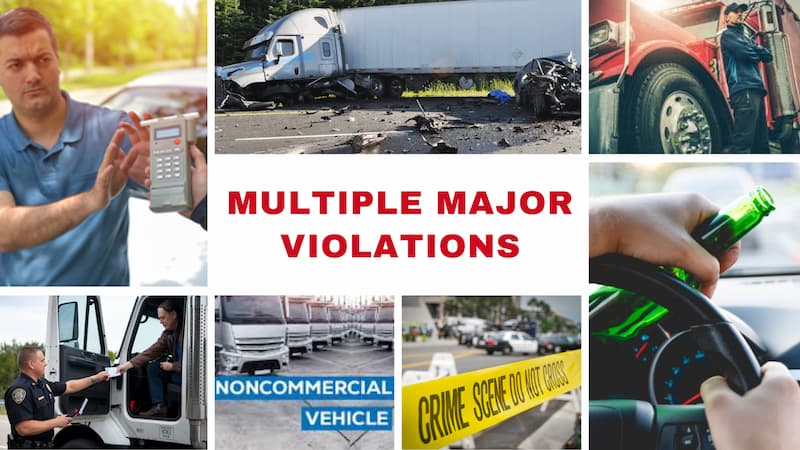 Multiple major violations