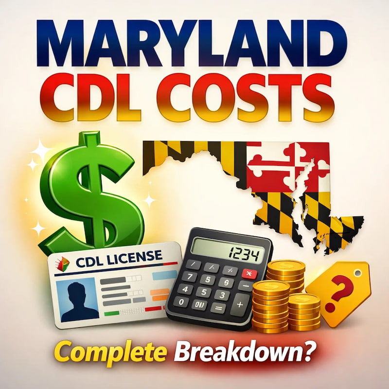 CDL license Maryland cost