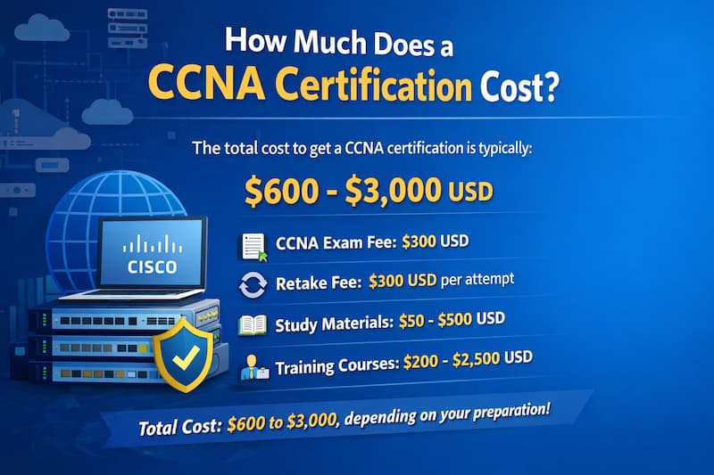 How much does a CCNA certification cost?
