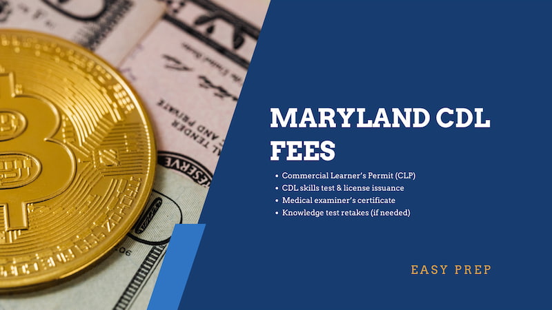 Maryland CDL fees