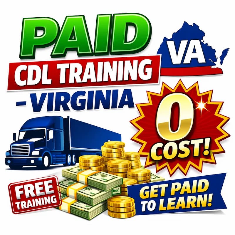 Paid CDL training Virginia
